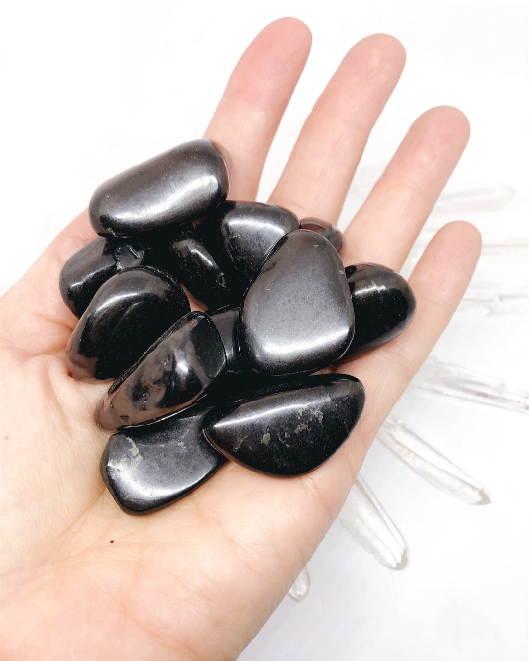 Shungite Tumbled Stones - Baltic Mermaid