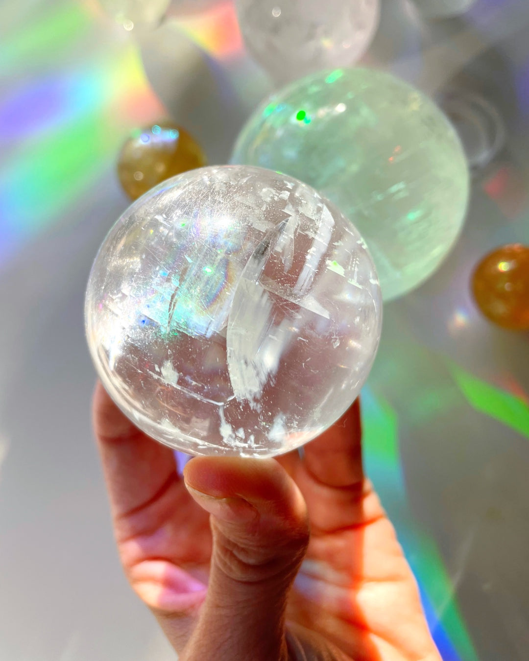 Optic Calcite Sphere AA