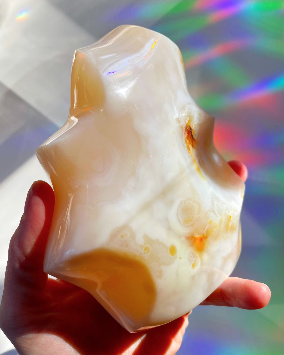 Flower Agate Flame - Baltic Mermaid