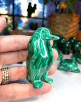 Malachite Carved Penguin