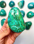 Chrysocolla Palm Stones/Large Tumbles