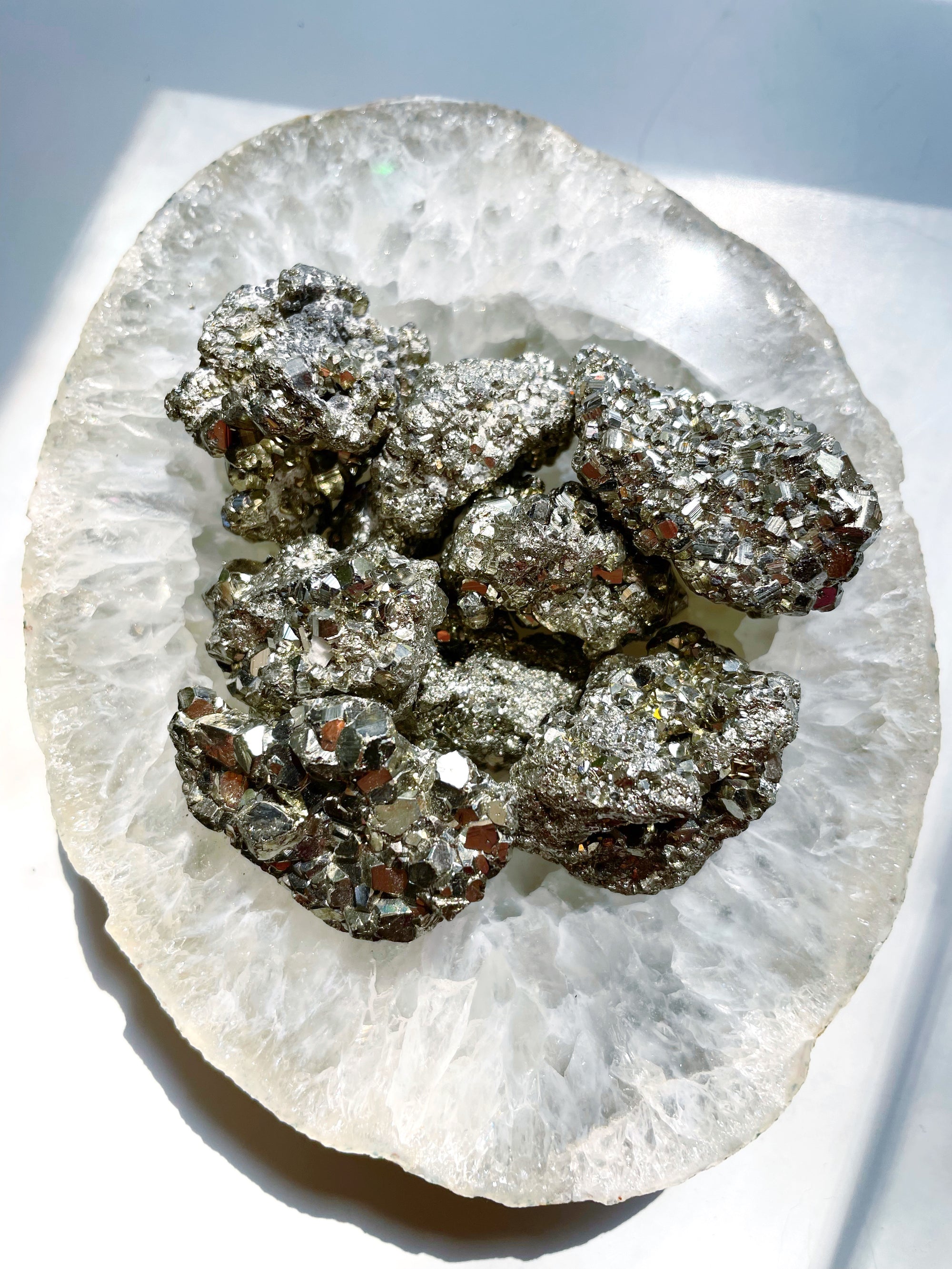 Mini Pyrite Clusters