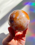 Flower Agate Sphere