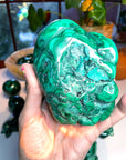 Large Polished Malachite