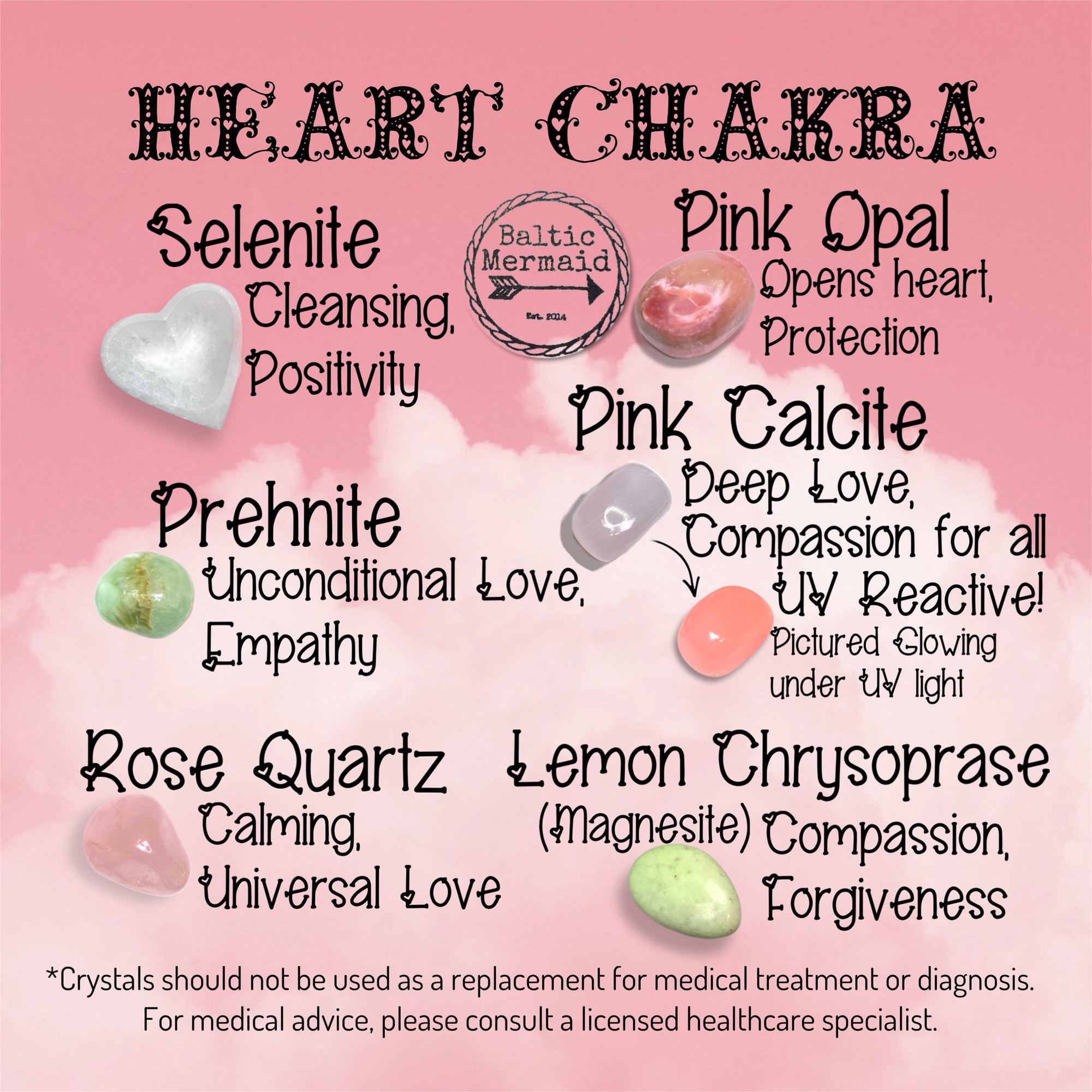 Heart Chakra 💖 Valentine Crystal Set