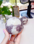 Lepidolite Sphere