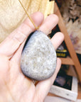 Druzy Agate Pendant 14k Gold Filled Necklace