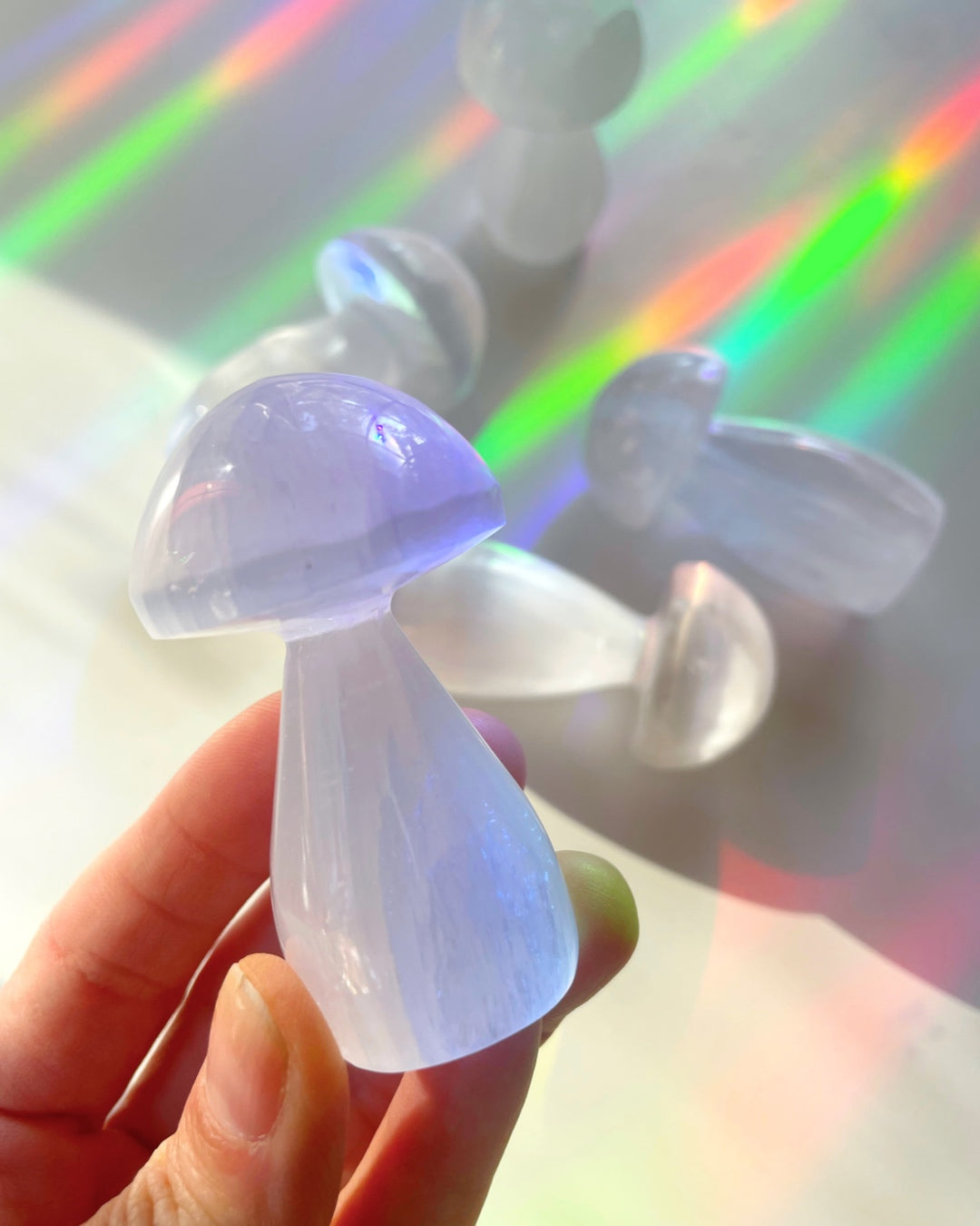 Selenite Mushrooms - Baltic Mermaid