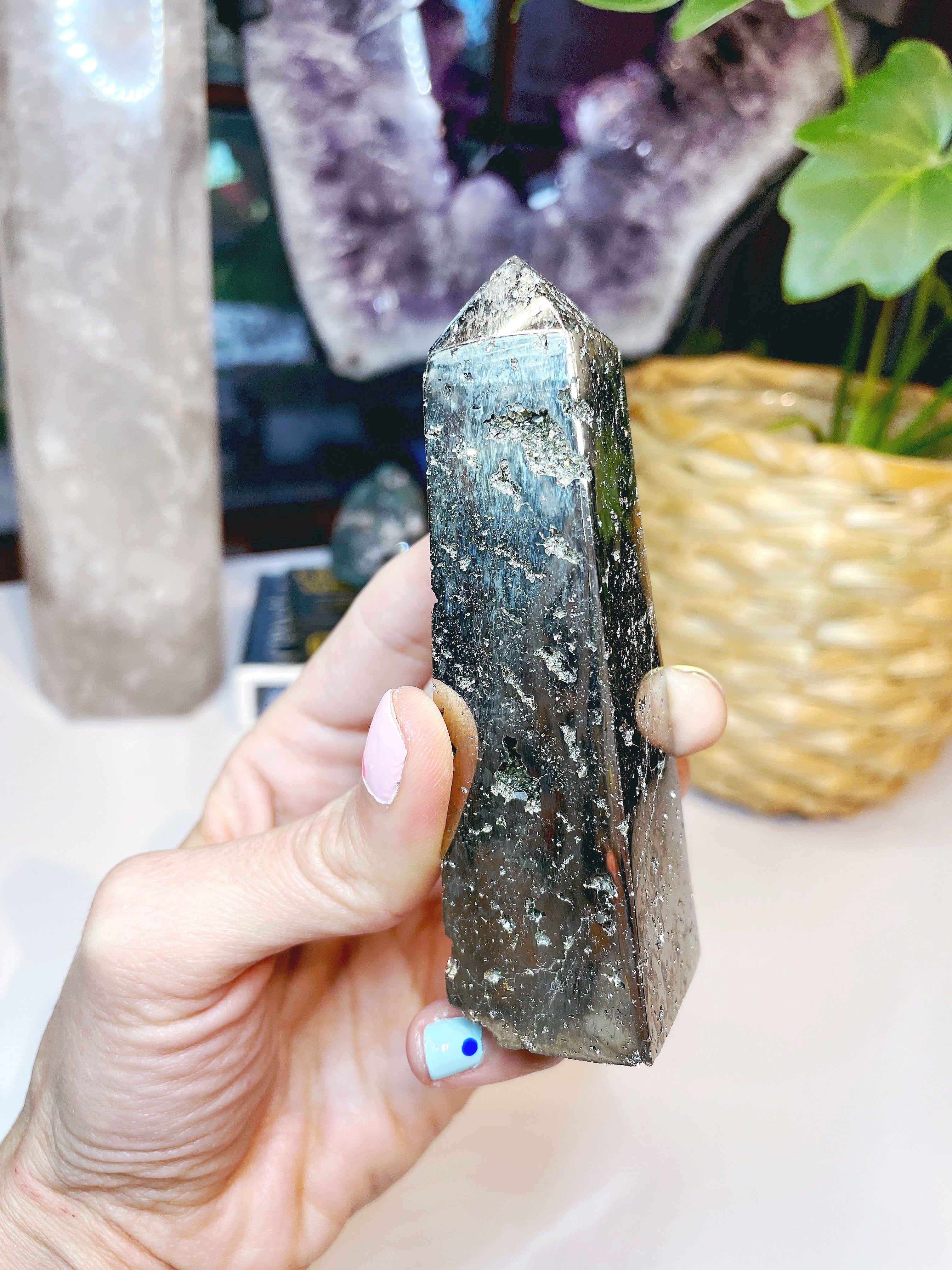 Pyrite Obelisk - Baltic Mermaid