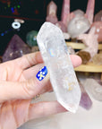 Double Terminated Clear Quartz Point w/ inclusions