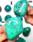 Chrysocolla Palm Stones/Large Tumbles