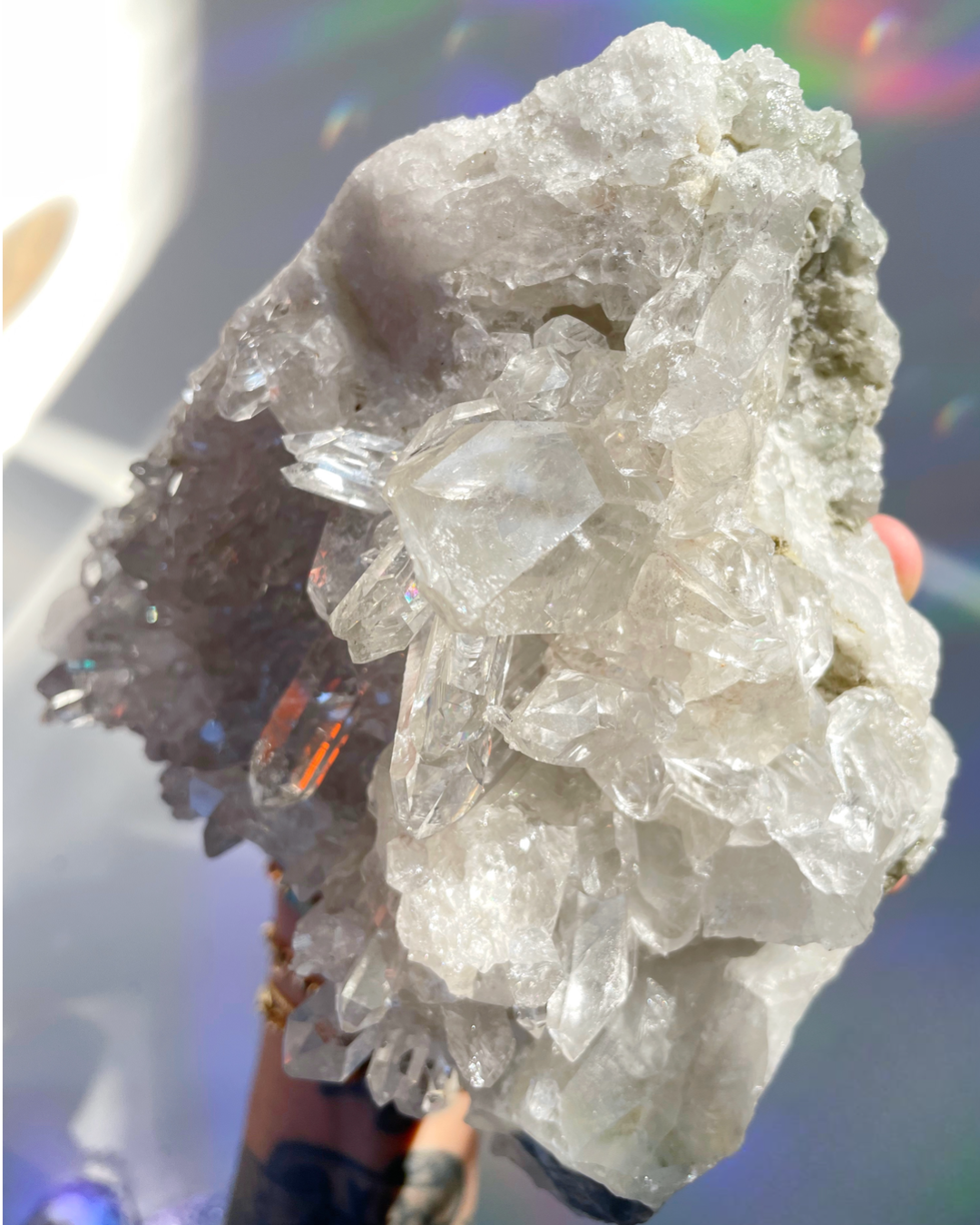 Clear Quartz Cluster - Baltic Mermaid