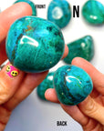 Chrysocolla Palm Stones/Large Tumbles