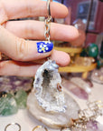 Druzy Geode Keychain