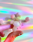 Rose Quartz Mushrooms