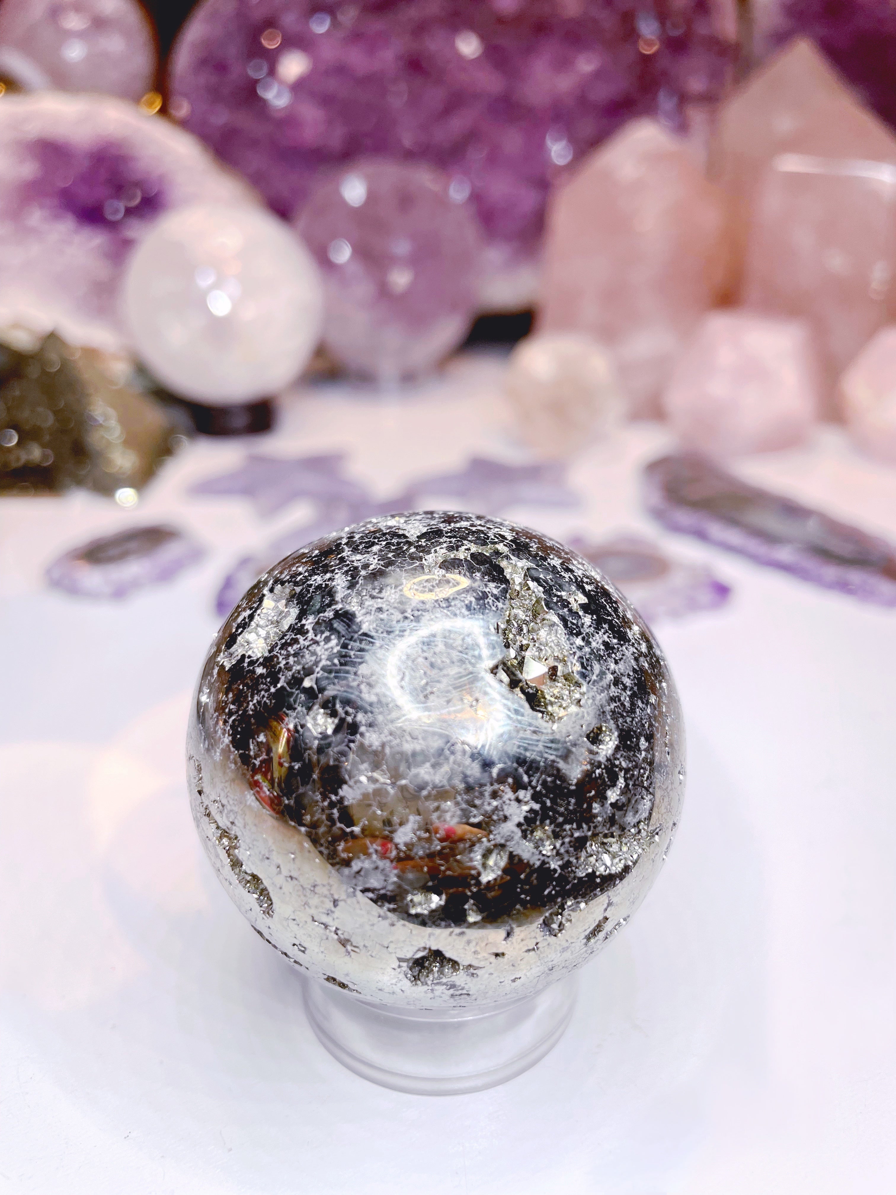 Pyrite Sphere - Baltic Mermaid