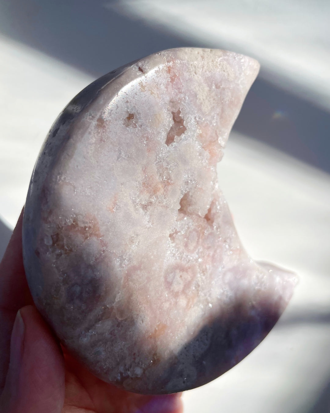 Pink Amethyst Moon - Baltic Mermaid