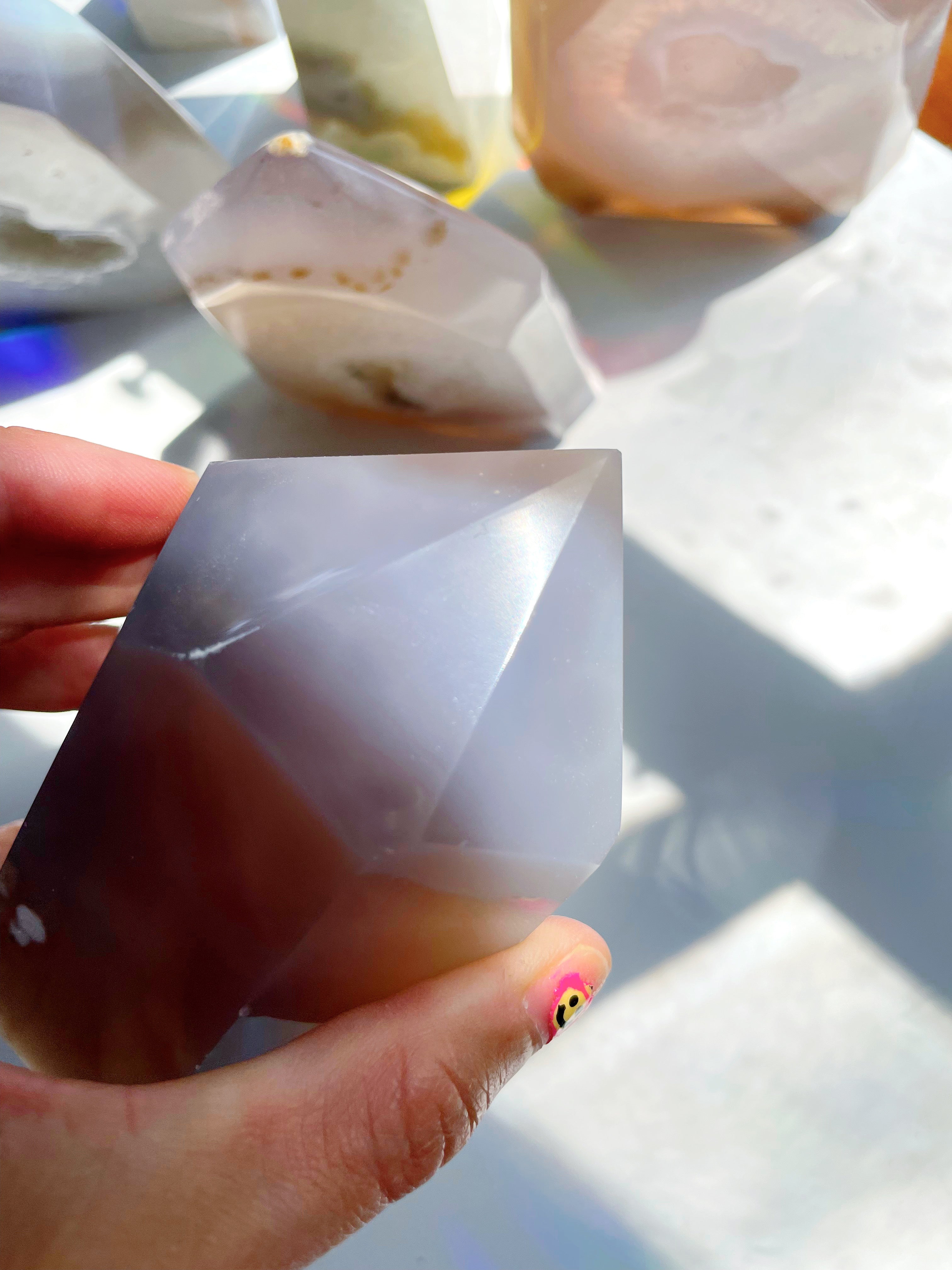 Druzy Agate Tower - Baltic Mermaid