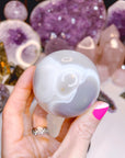 Quartz/Agate Amethyst Sphere