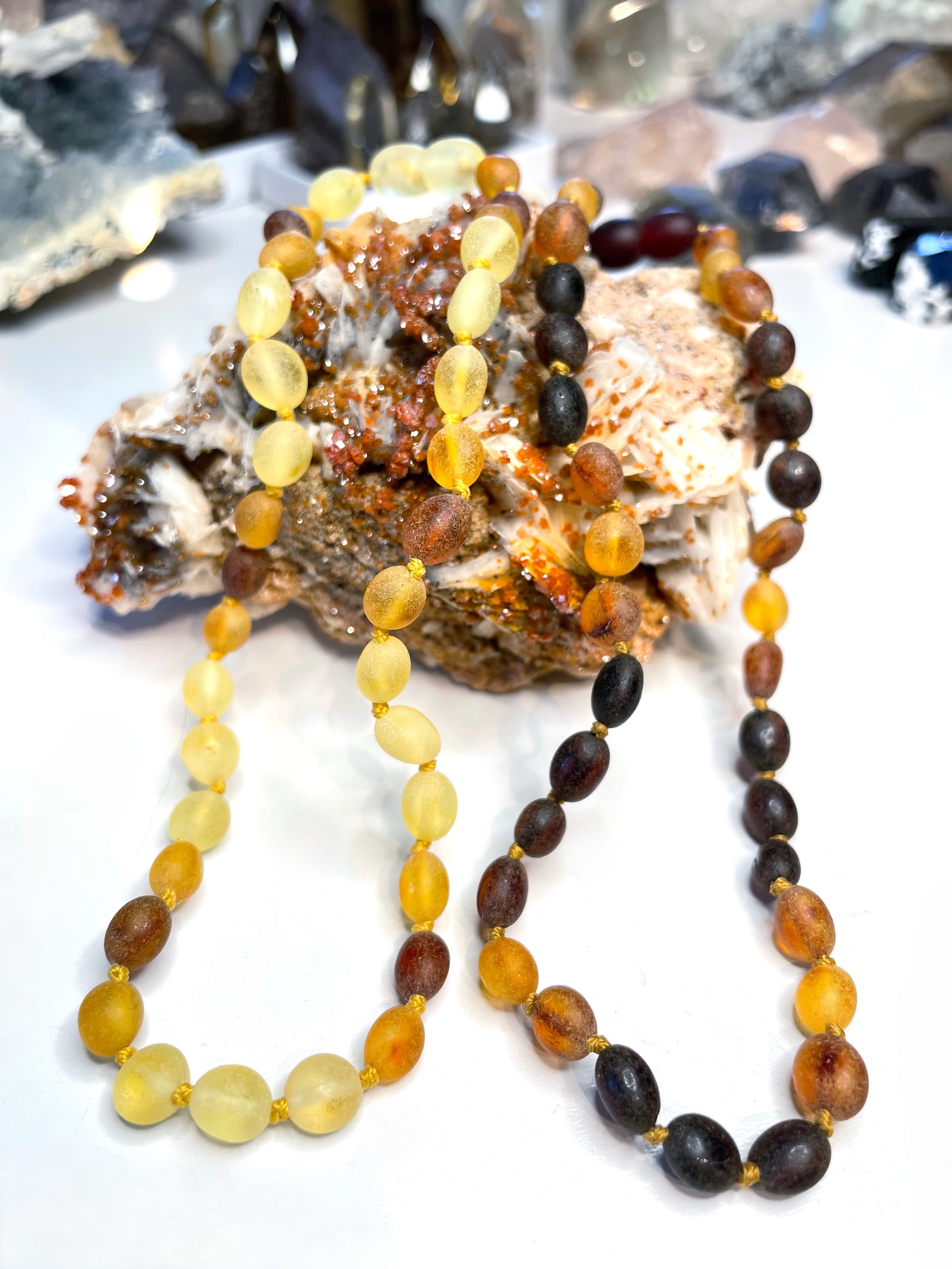 Calico Necklace - Unpolished - Baltic Mermaid