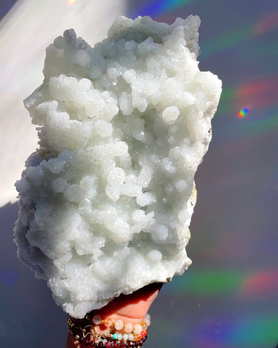 Prehnite with Apophyllite on Matrix