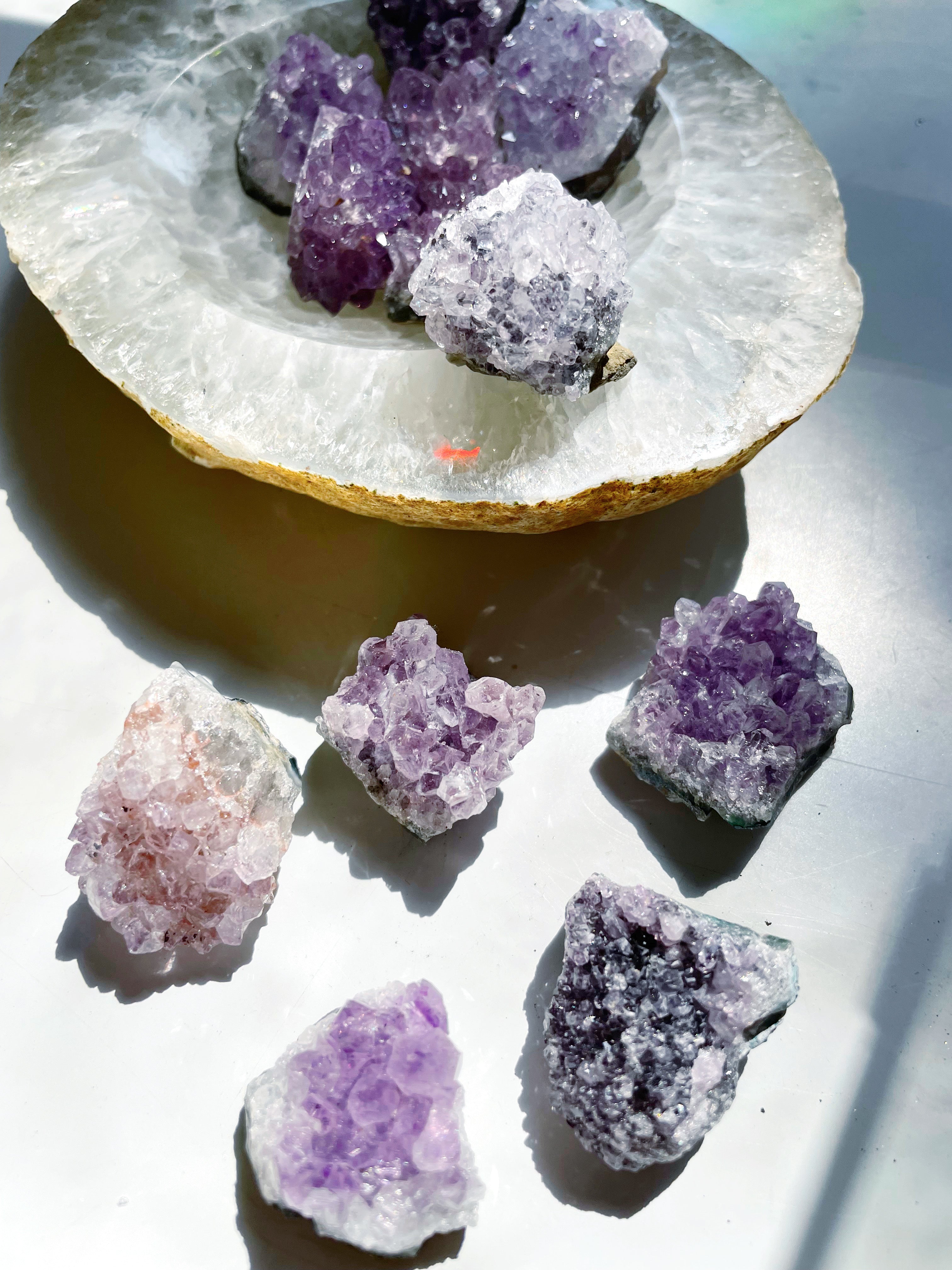 Mini Amethyst Clusters - Baltic Mermaid