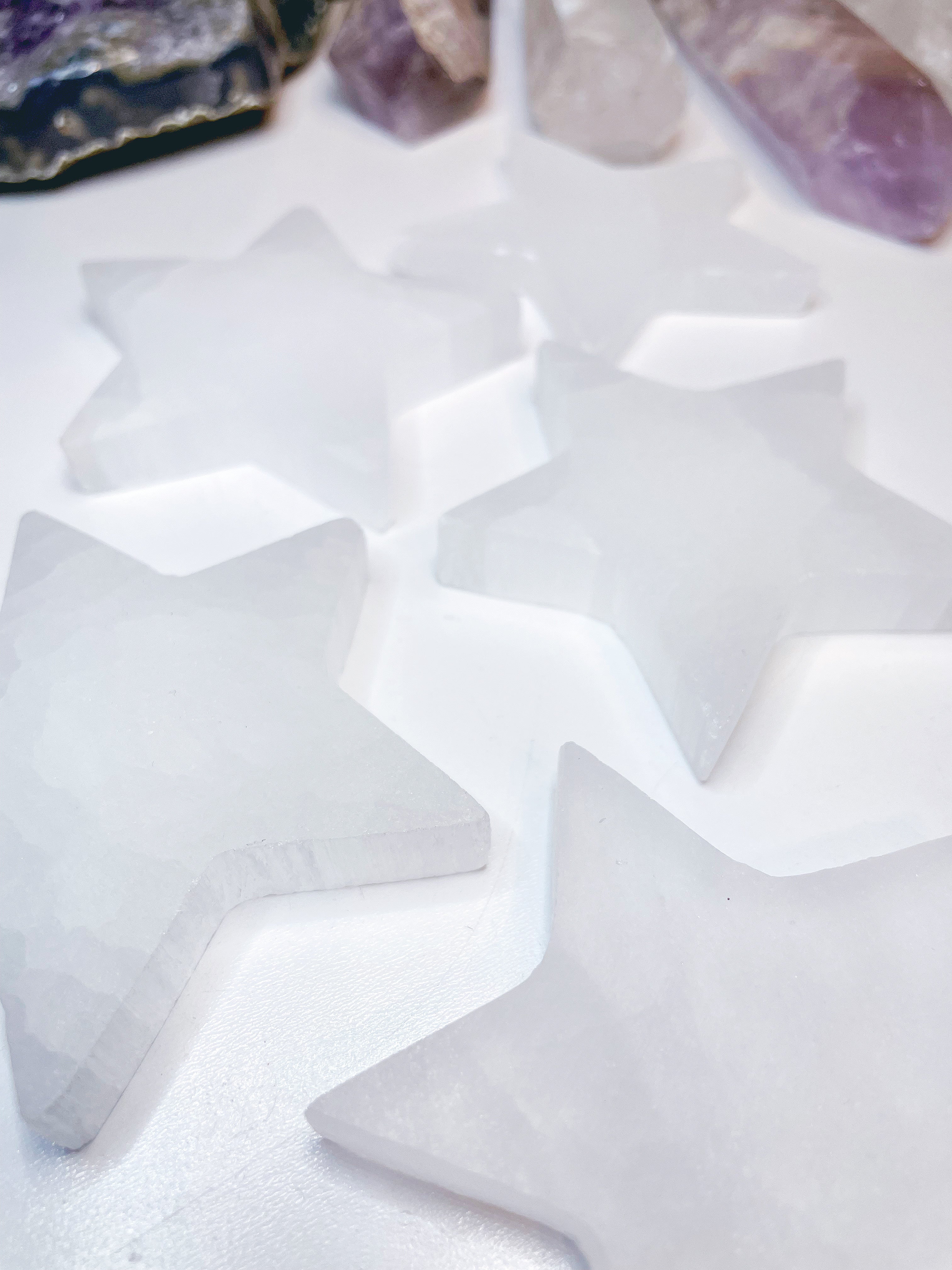 Selenite Star - Baltic Mermaid