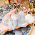 Druzy Agate Hearts - Baltic Mermaid