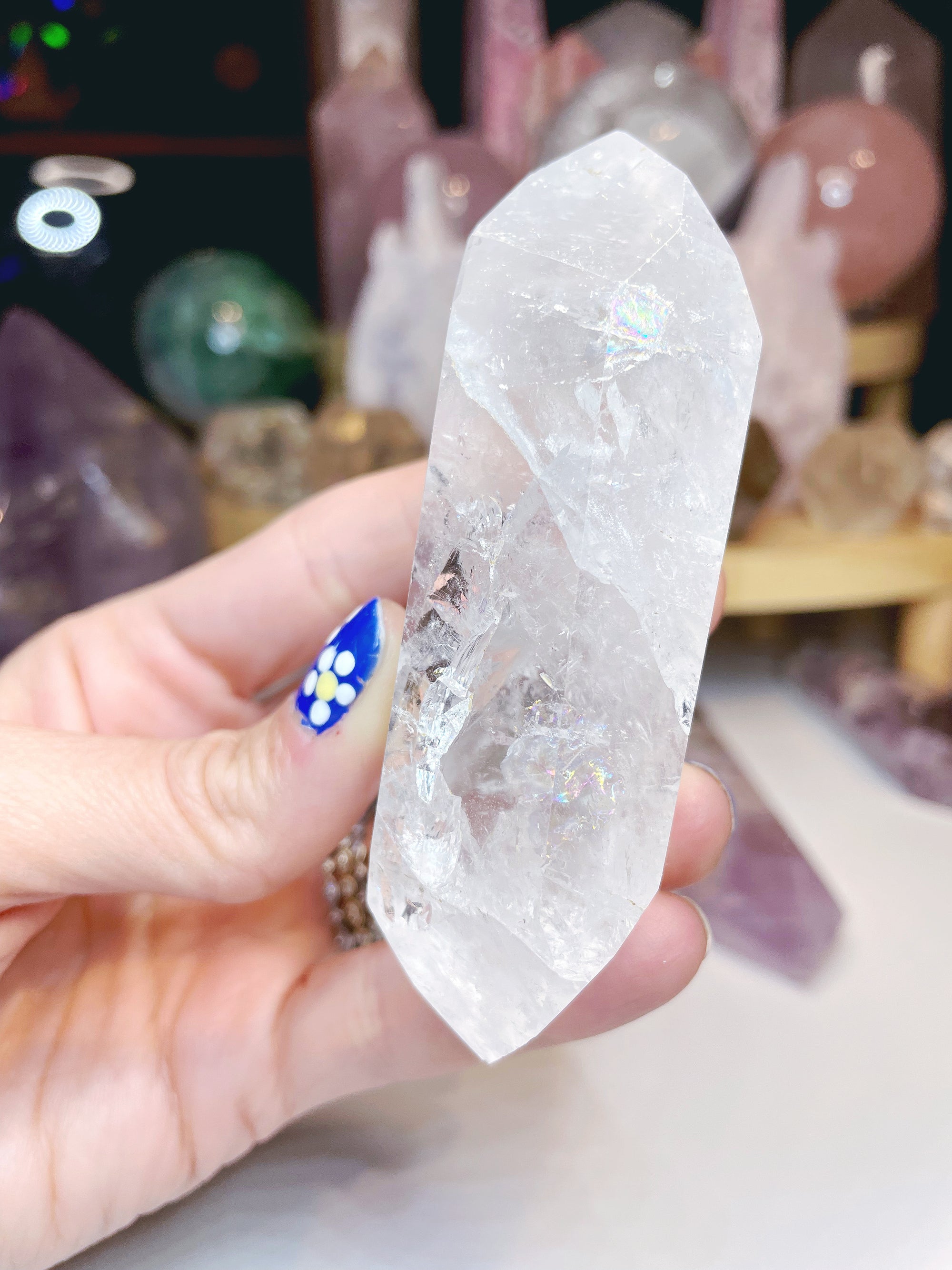 Double Terminated Clear Quartz Point