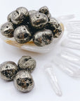 Pyrite Tumbled Stones