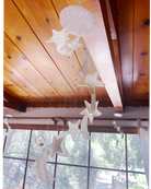 White Onyx Star & Moon Chimes - Baltic Mermaid