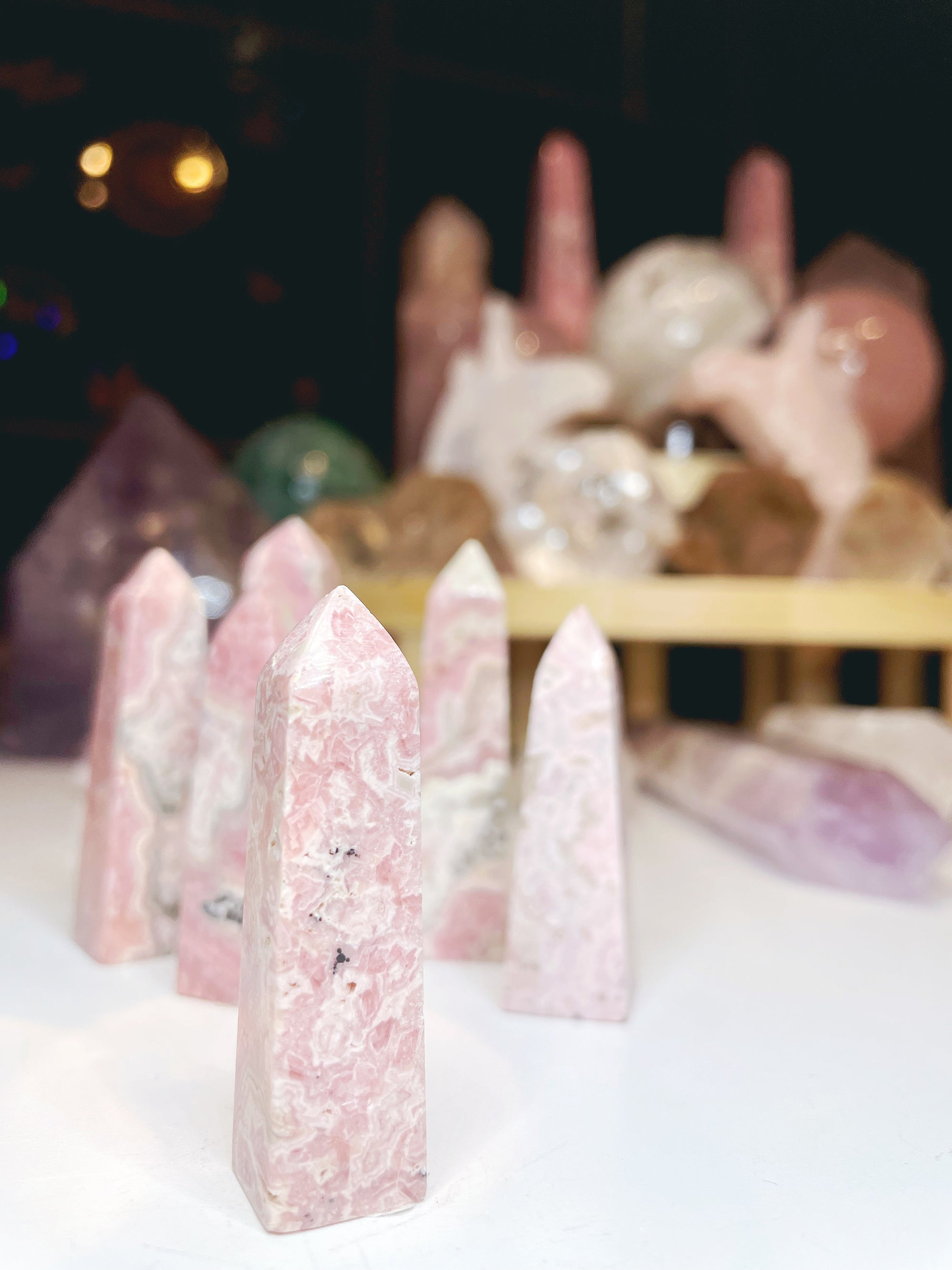 Rhodochrosite Obelisk