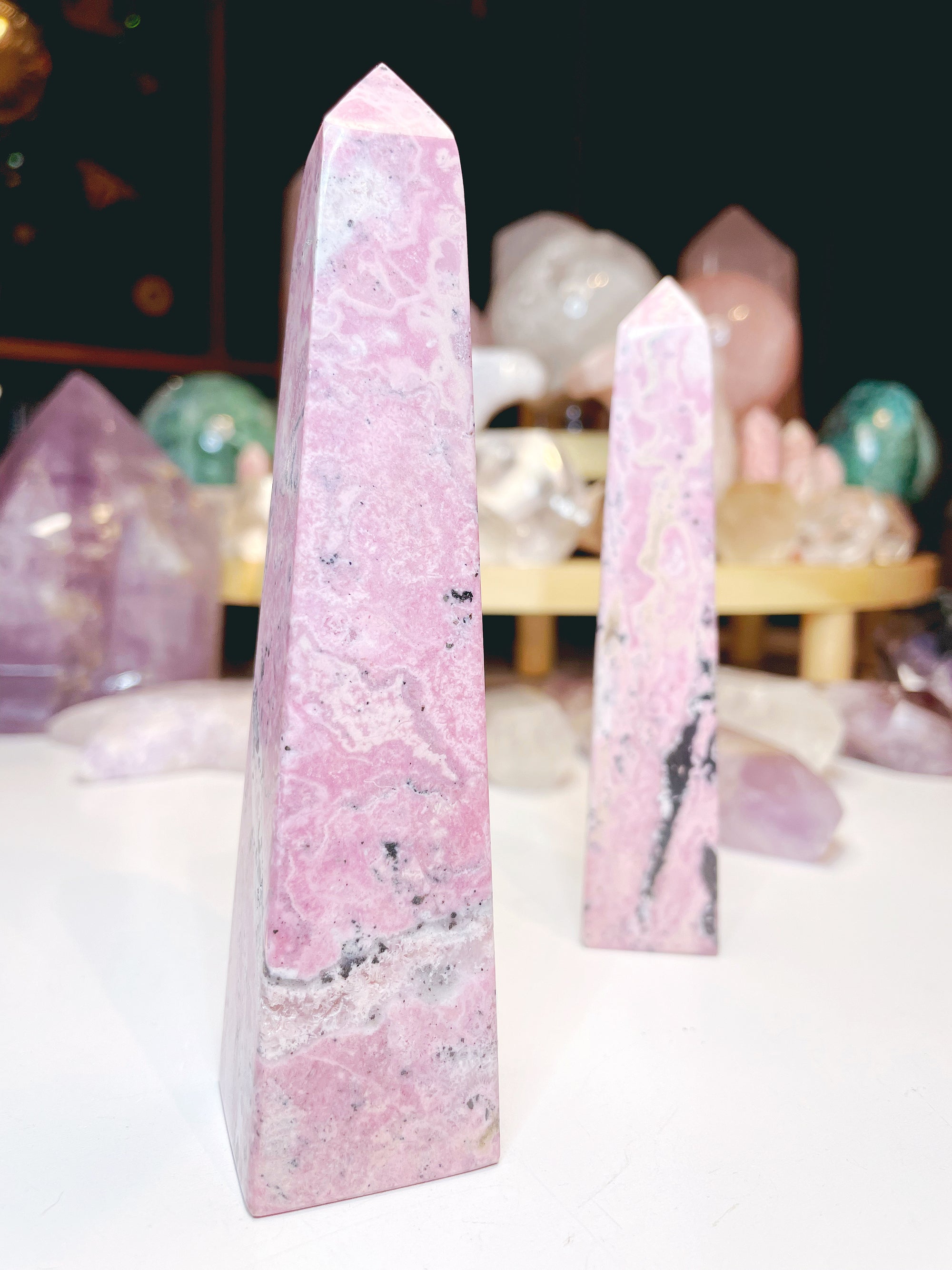 Rhodonite Obelisk