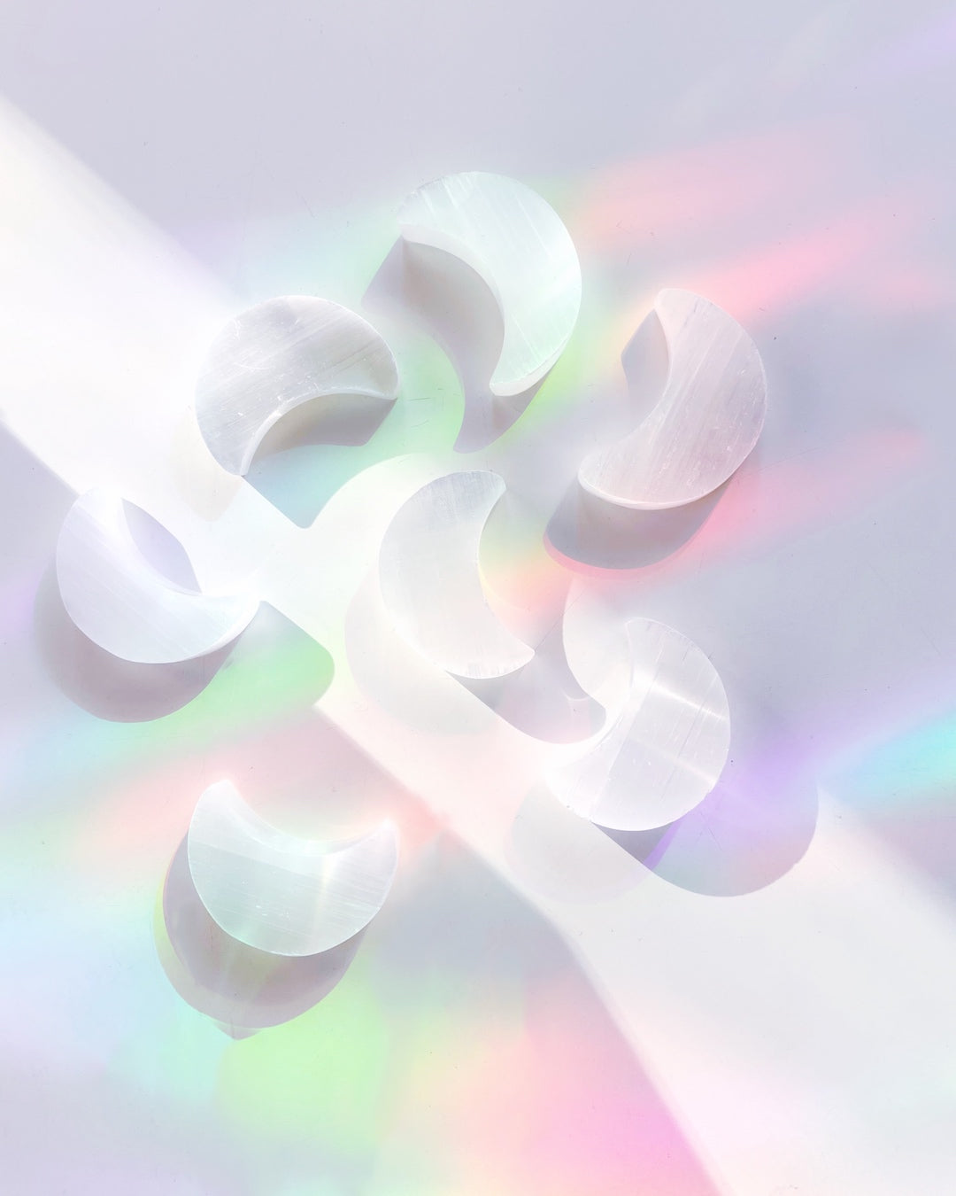 Mini Selenite Crescent Moon - Baltic Mermaid