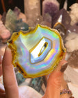 Iris Agate Slice - AAA