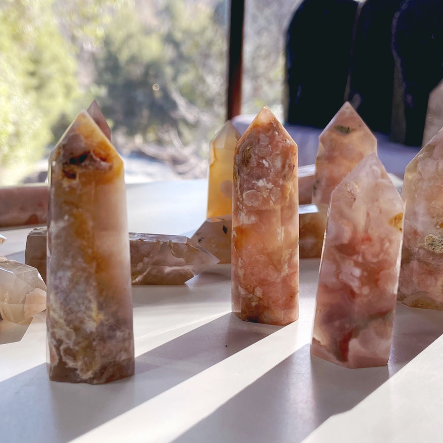 Flower Agate Lil Towers