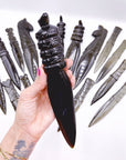 Gold Sheen Obsidian Serpent Dagger