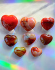 Carnelian Agate Hearts