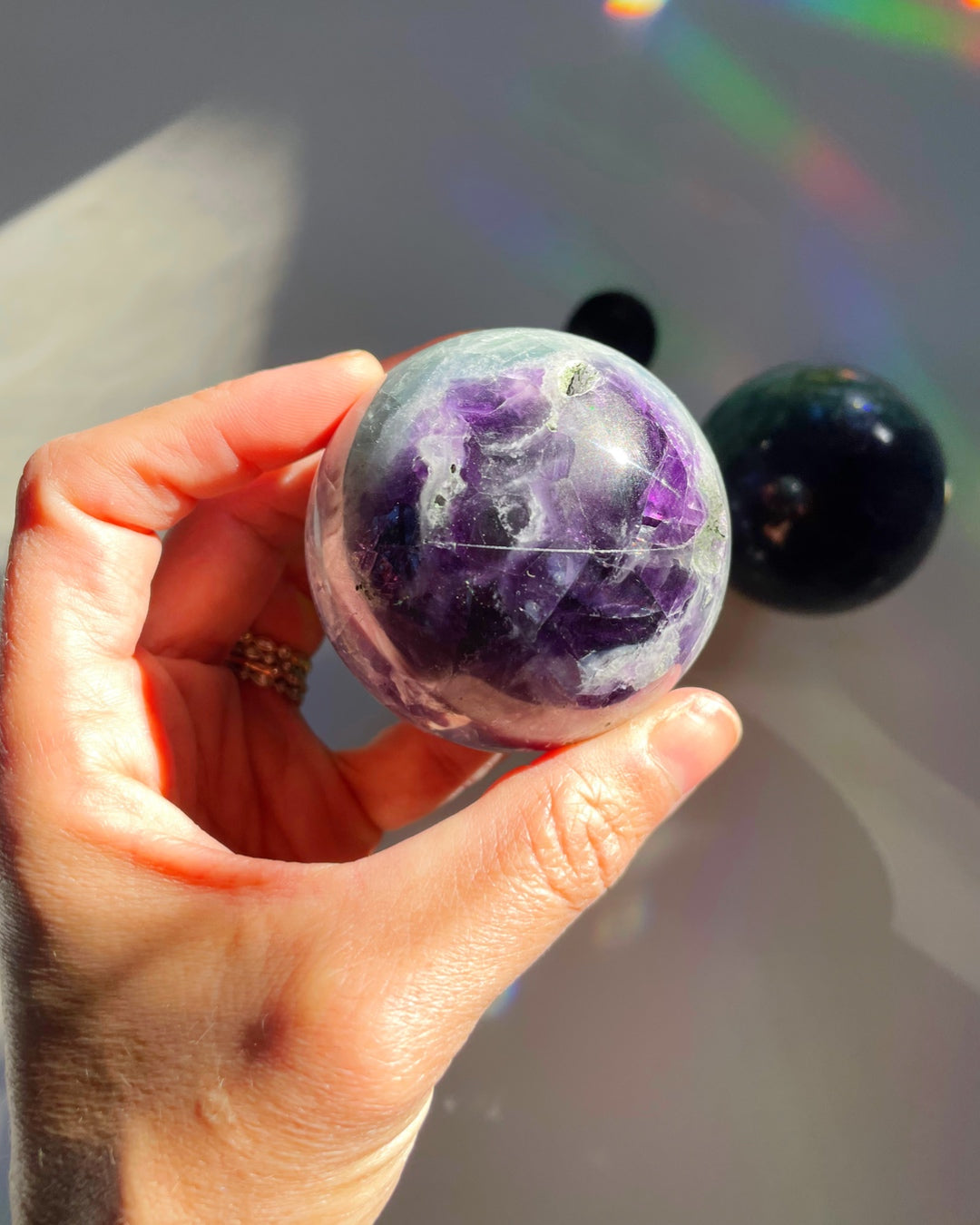 Fluorite Sphere