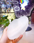 Selenite Heart Dish