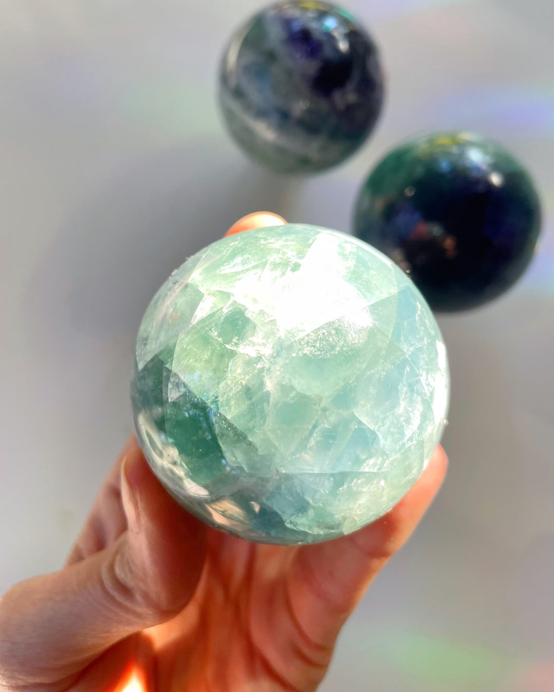Fluorite Sphere - Baltic Mermaid