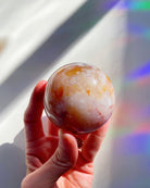 Flower Agate Sphere - Baltic Mermaid