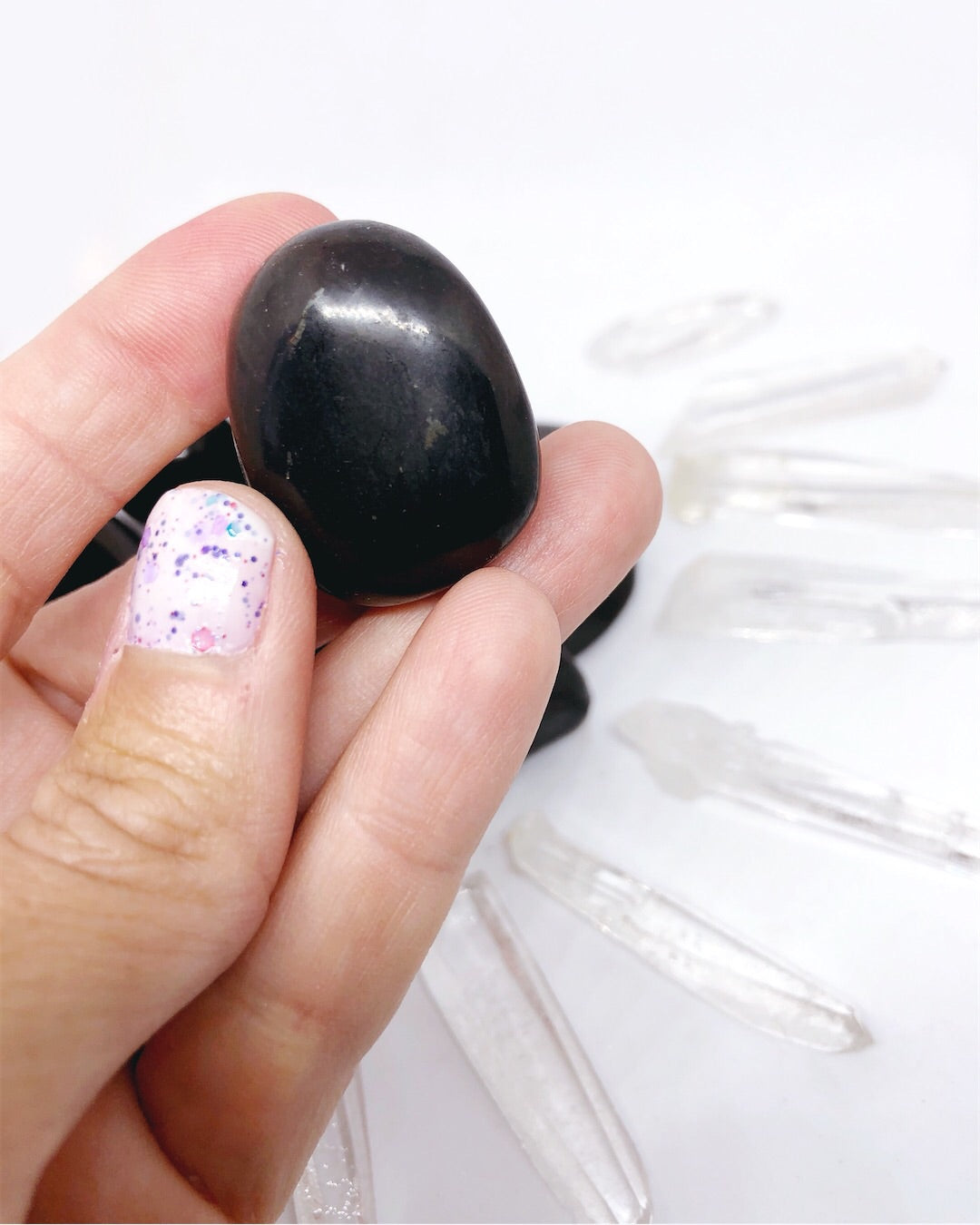 Shungite Tumbled Stones - Baltic Mermaid