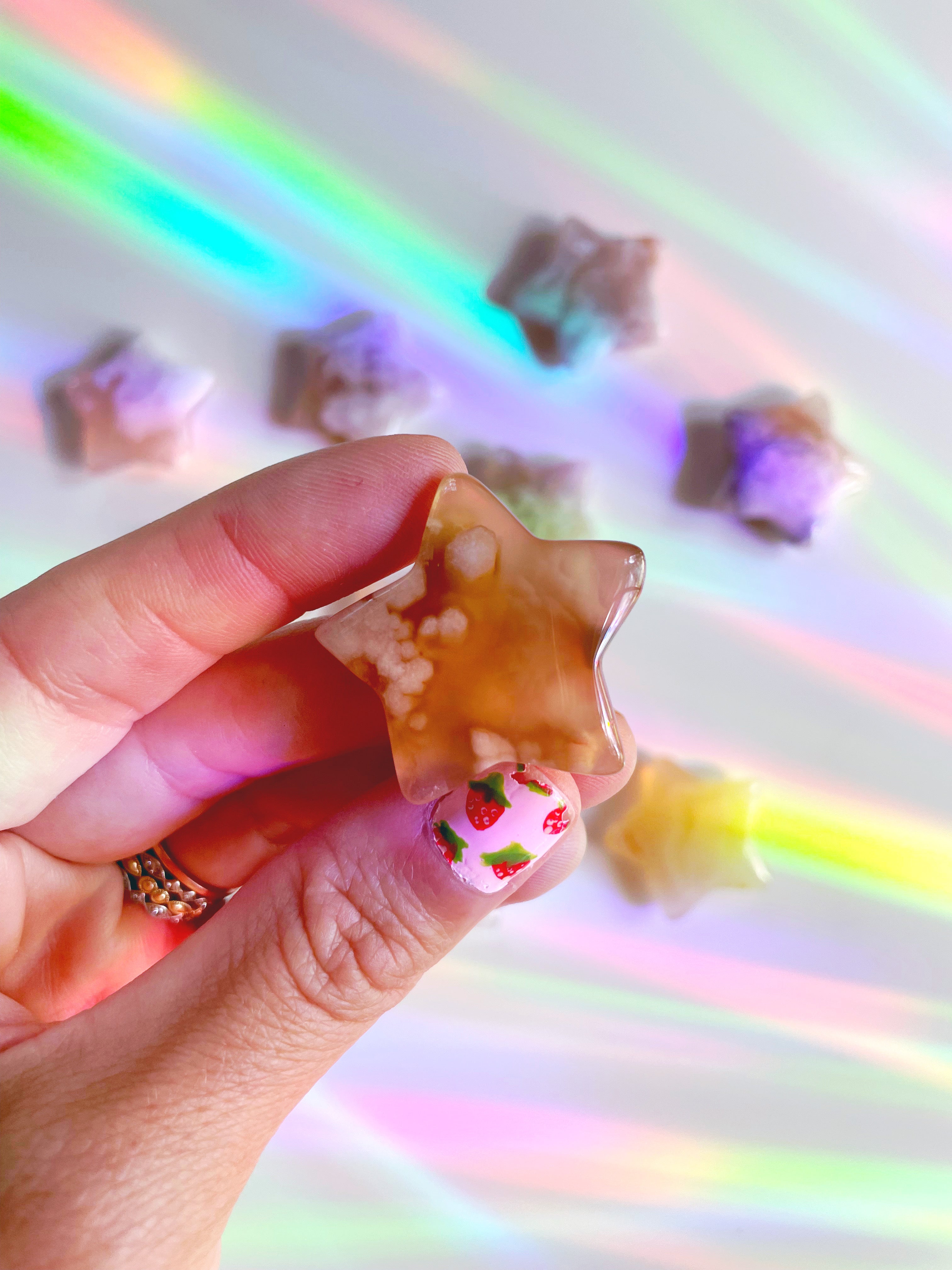 Flower Agate Stars - Baltic Mermaid