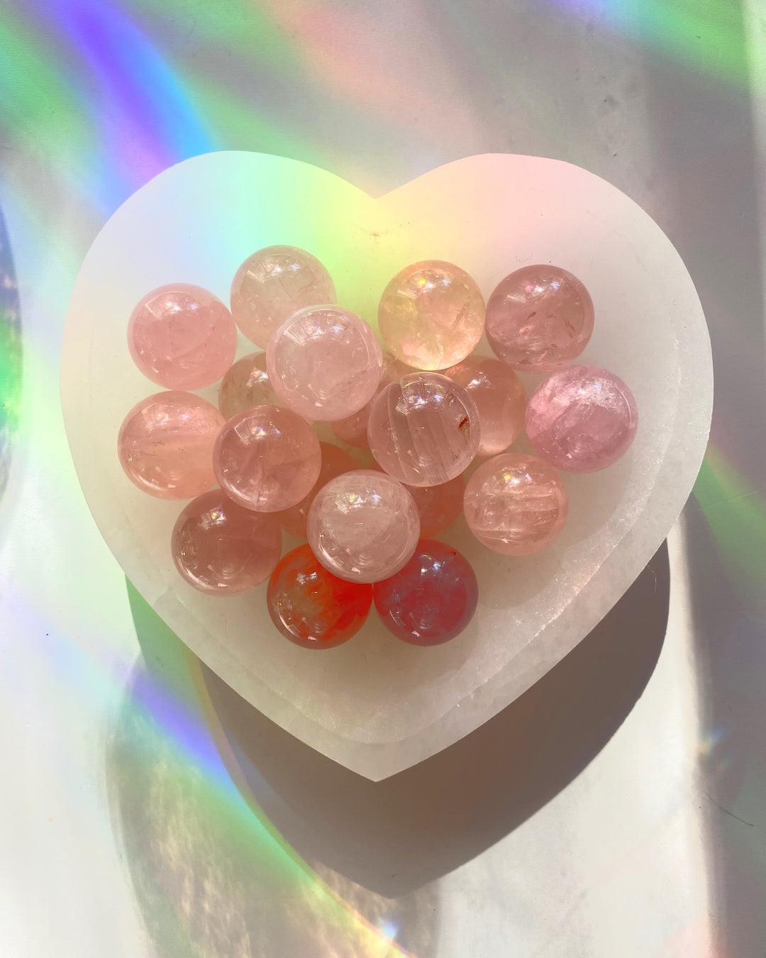 Selenite Heart Dish - Baltic Mermaid