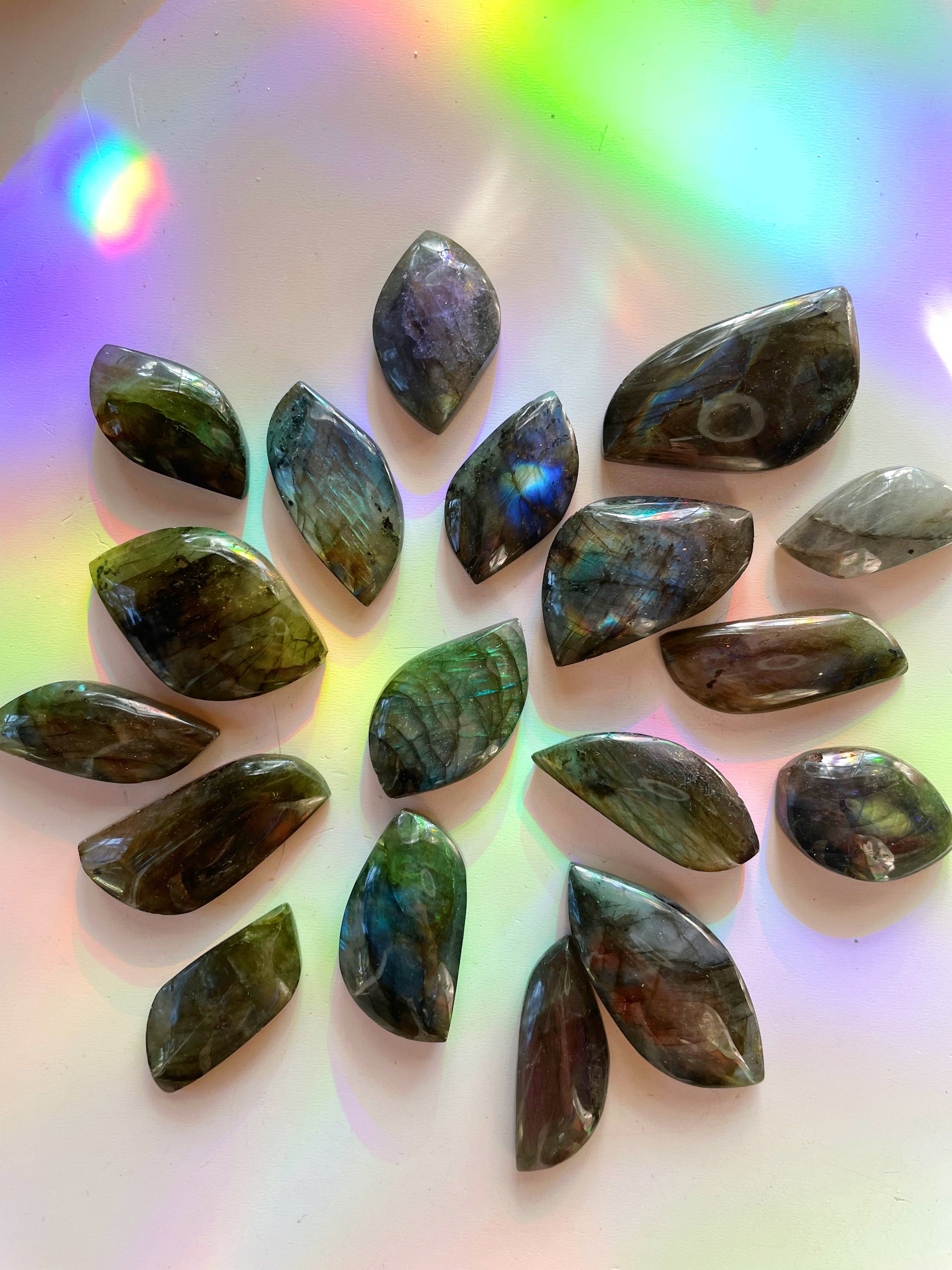 Labradorite “Leafy” Shape