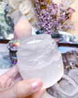 Selenite Candle Holder