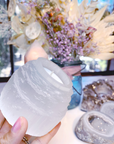 Selenite Candle Holder