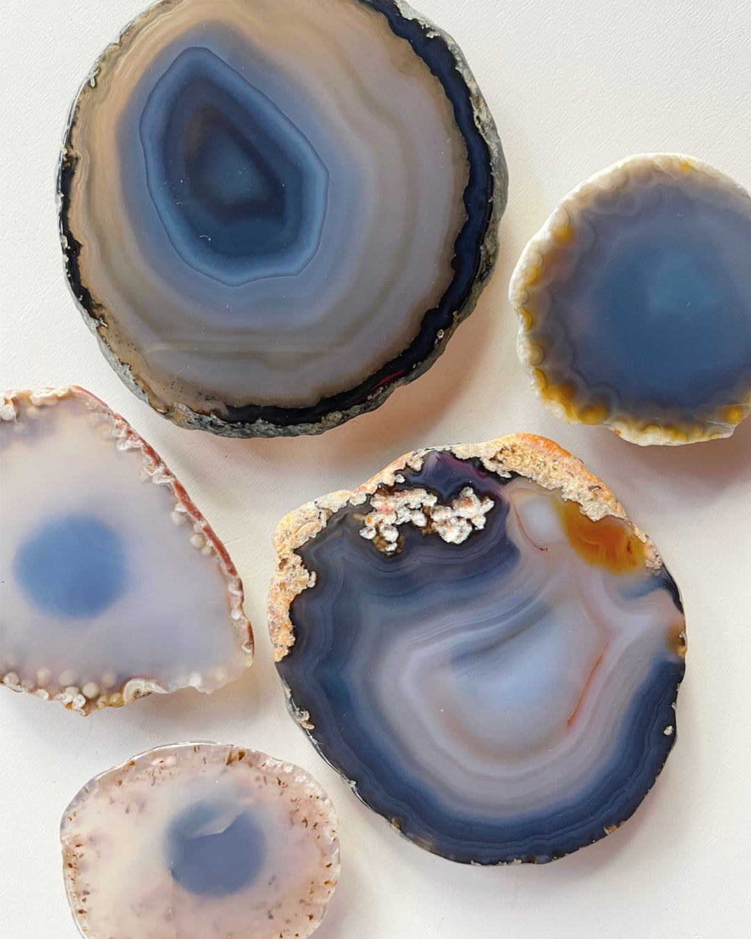 Agate Magnet Set L - Baltic Mermaid