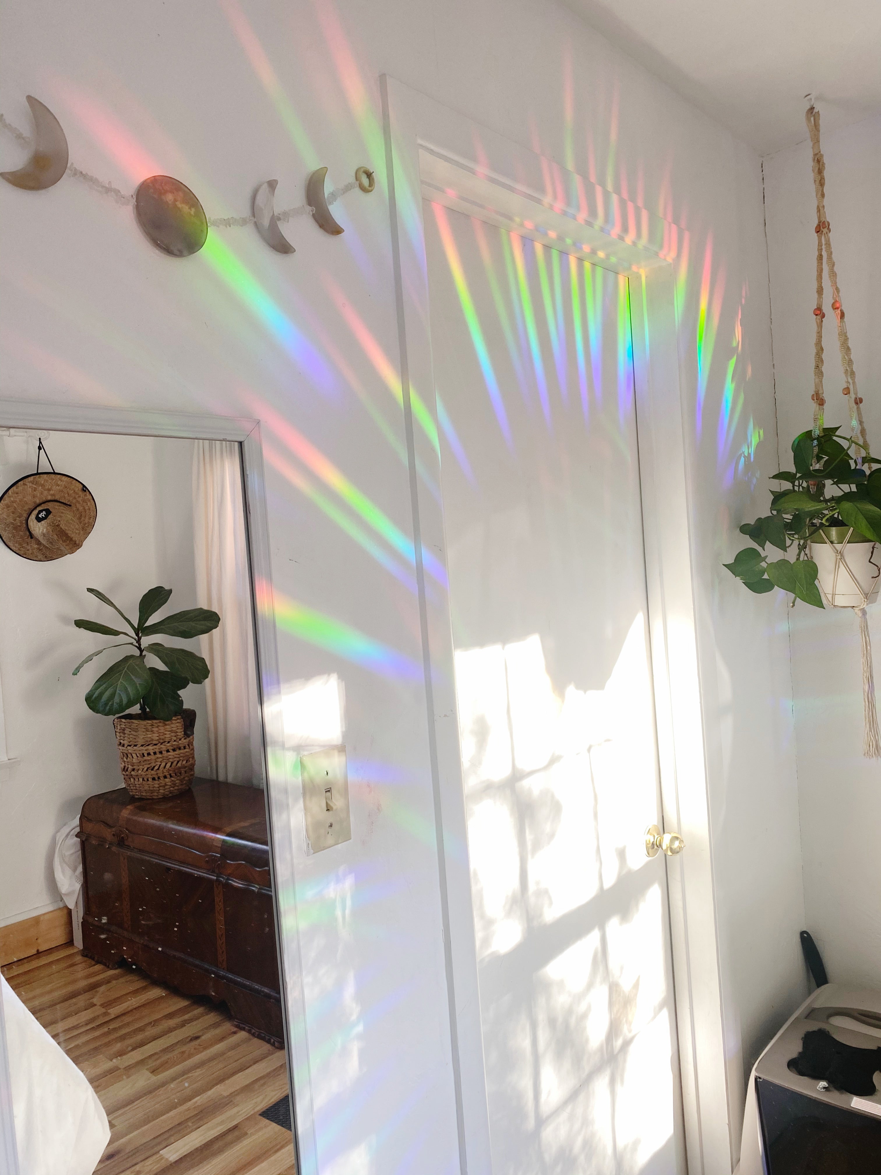 Crystals by the Moonlight Rainbow Prism Window Decal - Baltic Mermaid